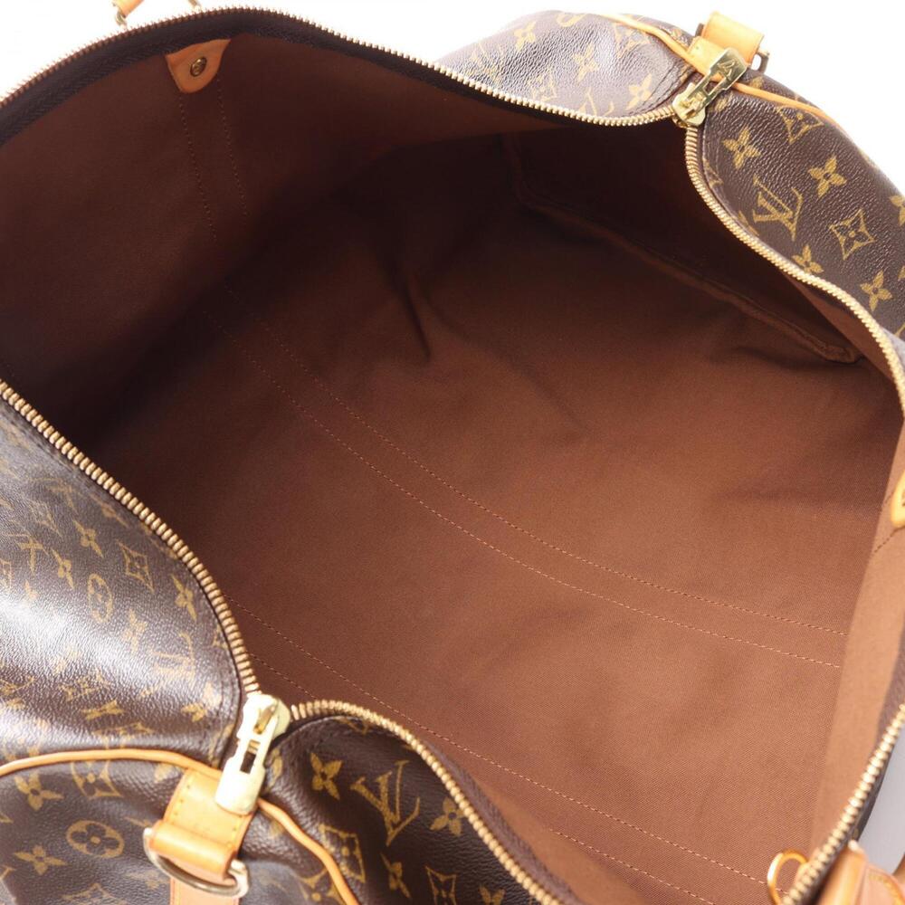 LOUIS VUITTON Brown Monogram Leather Boston Bag - Picture 3 of 15